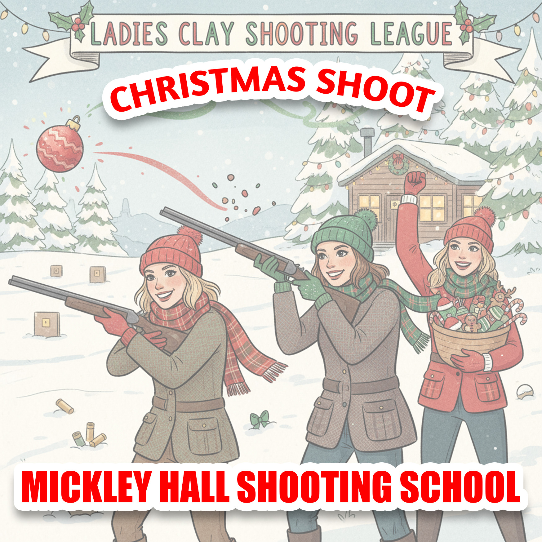 Christmas Shoot at Mickley Hall Shooting School 2025